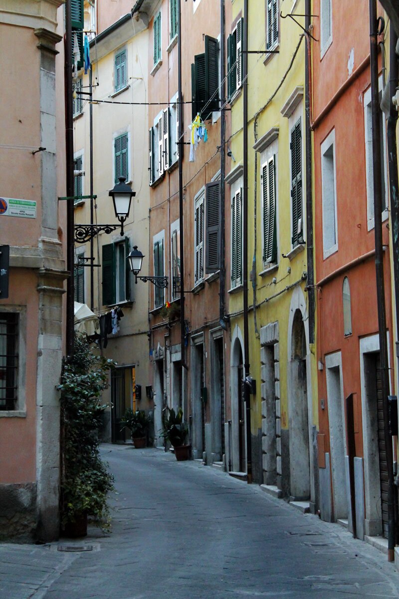 Picturesque view of a street in Carrara