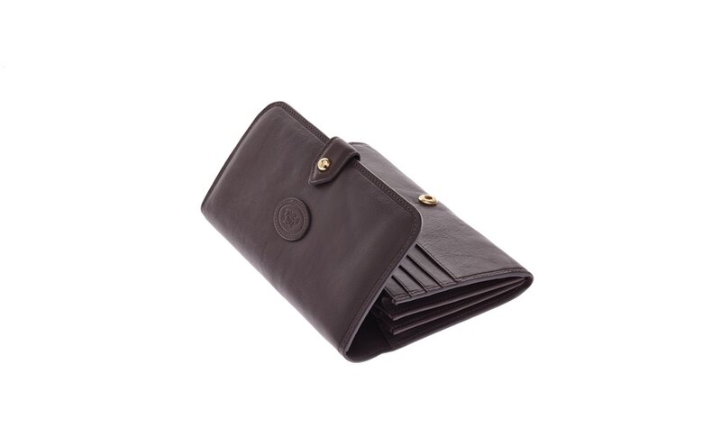 Brown leather wallet from The Bridge